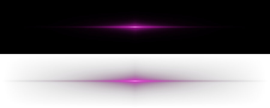 Abstract Purple Light Streaks on Black Background for Futuristic Digital Design and Cyberpunk Graphic Elements