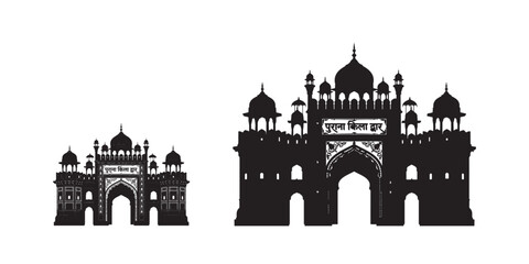 Indian Fort Gateway Silhouette © Wasi97