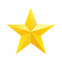 Fototapeta premium Golden Star Award Symbol of Success and Achievement in Design