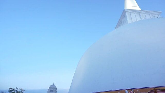 Serene and soulful view of the historic Ruwanwalli Stupa 2