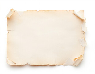 Fototapeta premium 端が破れた紙 / Paper with Torn Edges