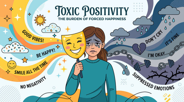Toxic Positivity The Burden of Forced Happiness and Suppressed Emotions