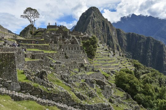 Machu Picchu, Aguas Calientes near Cusco, Andes, Peru