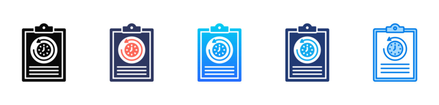 Task History icon sheet multiple style collection