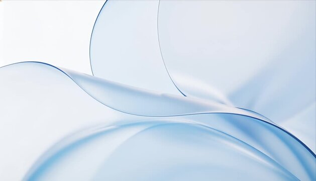Soft pale blue abstract wave background with gentle curve line smooth flowing shape minimal modern gradient calm texture for clean fluid art decor contemporary banner poster and presentation backdrop