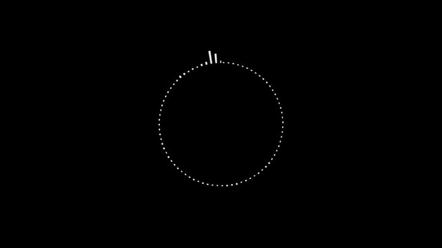 Rounded lines in a circle. circle equalizer music beat wave animation. Dynamic sound wave reacts to music beats for podcast intro, radio broadcast, abstract sound wave ring spectrum visualizer in 4K,