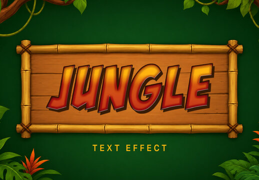 Jungle Text Effect