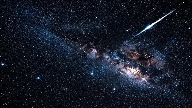 Cosmic spectacle stellar formations and celestial bodies in deep space