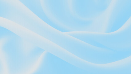 Obraz premium Light Sky Blue Silk Satin Abstract Background with Soft Smooth Diagonal Flowing Wave Folds