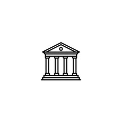 Obraz premium Modern Home Line Art Icon Set – Minimal Residential House Outline Vector Collection
