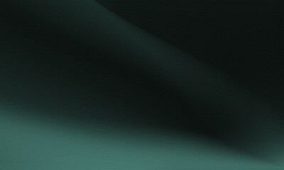 Obraz premium green gradient abstract background with film grain effect, retro grain texture, and subtle light reflections