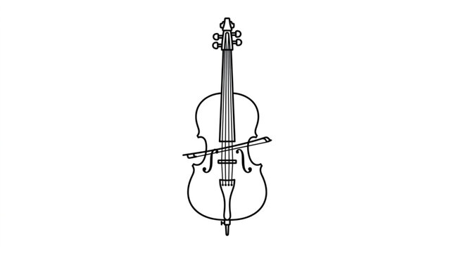 Cello with Bow