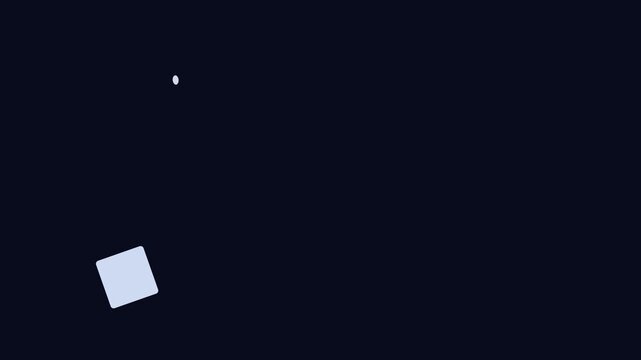 Modern animated geometric shapes move and transform creating a dynamic corporate motion background