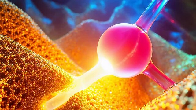 Atomic Rainbow: Enhanced Single-Molecule Fluorescence