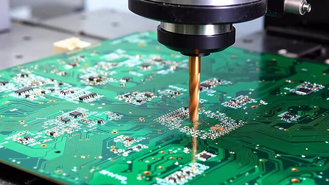 Ultra-Precision PCB Micro-Drilling with High-Speed Spindle