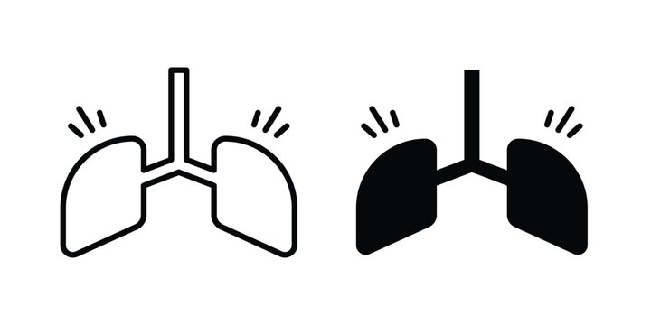 Asthma icon graphic design symbols vector illustration