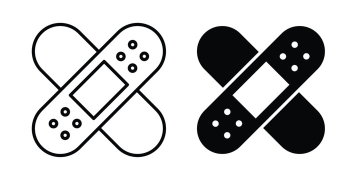 Band aid icon graphic design symbols vector illustration