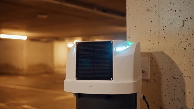 Ultraviolet Pulses Underground Parking Rodent Repeller