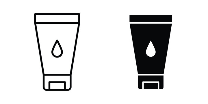 Body cream icon graphic design symbols vector illustration