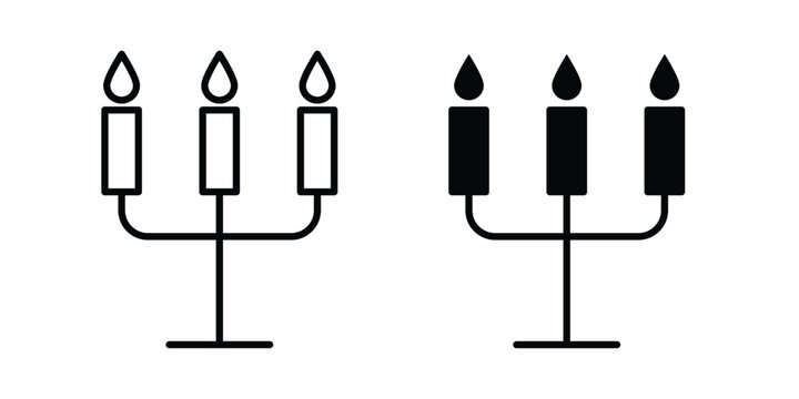 Candelabra icon graphic design symbols vector illustration