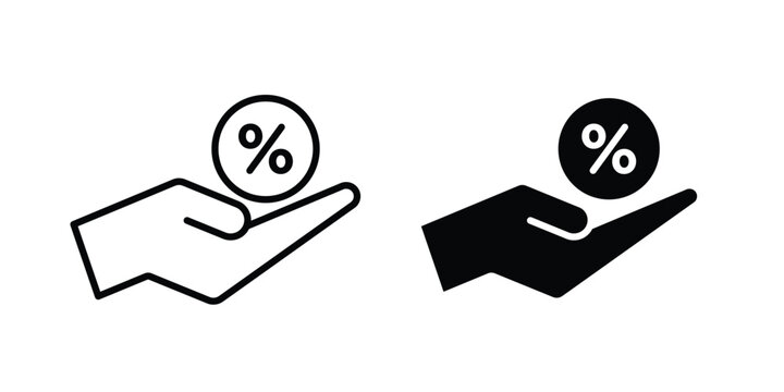 Commission icon graphic design symbols vector illustration