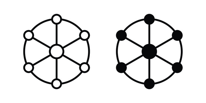 Dependency icon graphic design symbols vector illustration