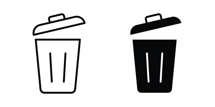 Dustbin icon graphic design symbols vector illustration