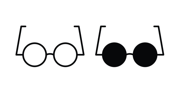 eyeglasses icon graphic design symbols vector illustration