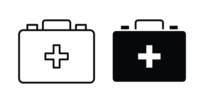 First aid kit icon graphic design symbols vector illustration