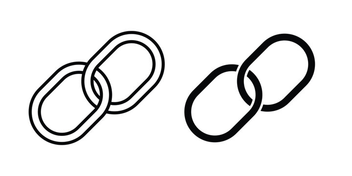 Link icon graphic design symbols vector illustration