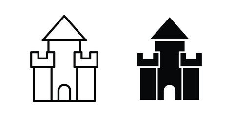 Palace icon graphic design symbols vector illustration © Warpiya