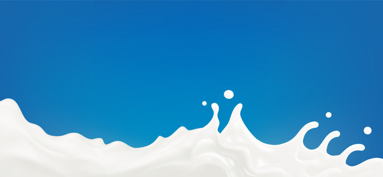 Abstract background ripple milk, Vector illustration perfect for dairy product packaging, beverage advertising, and healthy food concepts