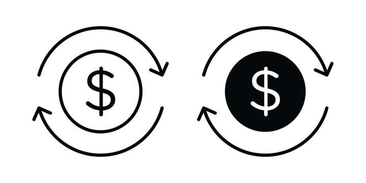 Return on Investment icon graphic design symbols vector illustration