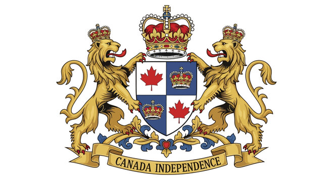 Canadian Coat of Arms Seal Emblem 4.