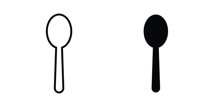 Tablespoon icon graphic design symbols vector illustration