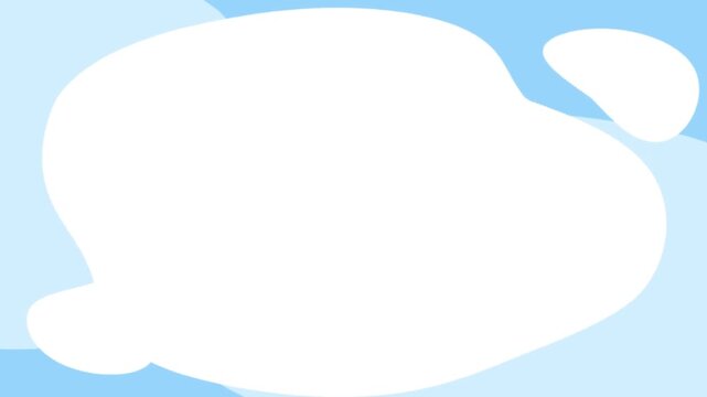 Video background a frame white rabbit on blue background