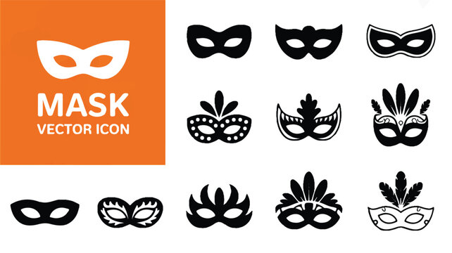 A top down view shows various ornate masks on a surface