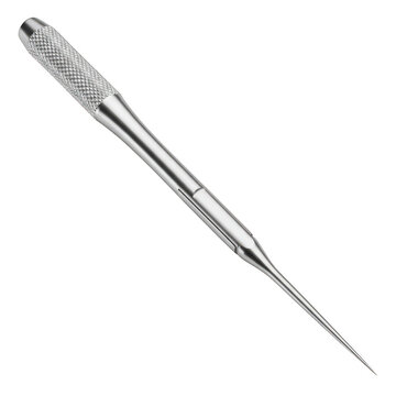Sewing needle with silver thread isolated on transparent background