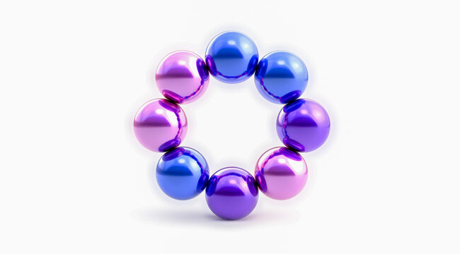 Surreal abstract spheres floating in imaginative arrangements, blending maximal and artistic styles for unique creative visuals.