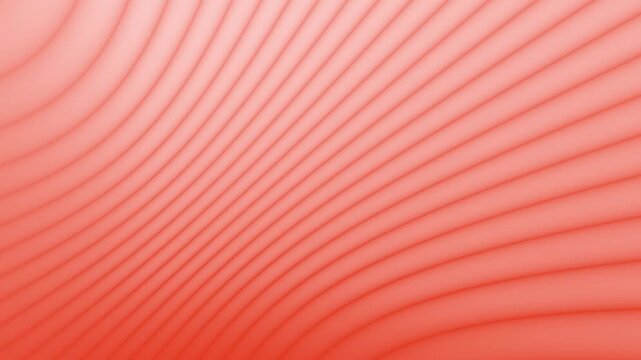 Abstract red background loop, seamless wave pattern motion graphic, smooth lines animation, bright color gradient wallpaper, dynamic digital art flowing design, modern backdrop visual effect.