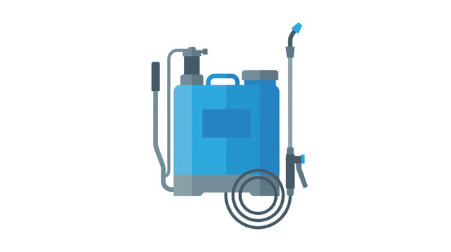 Blue Backpack Sprayer for Garden and Agriculture Use.