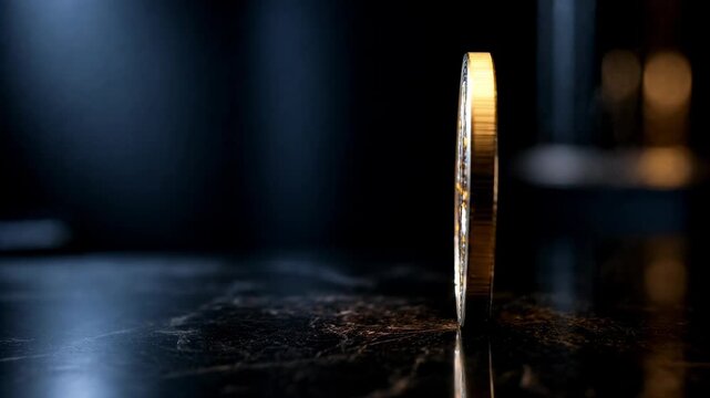 De dollarization global finance cryptocurrency coin blockchain digital currency concept macro, fintech dark surface circuit technology backdrop