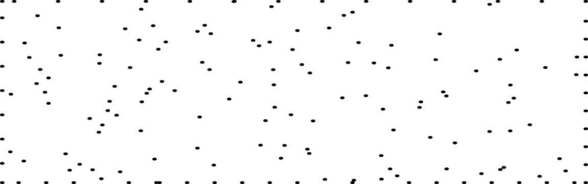 Random black dot sprinkle pattern, scattered circle texture, minimalist geometric background