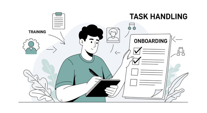 Onboarding Task Handling - Employee Training and Development Strategy