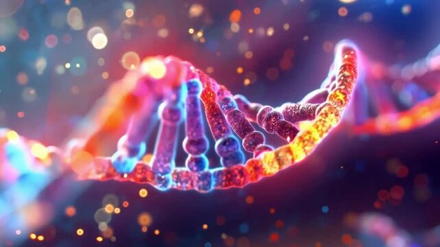 Vibrant DNA Structure: The Blueprint of Life