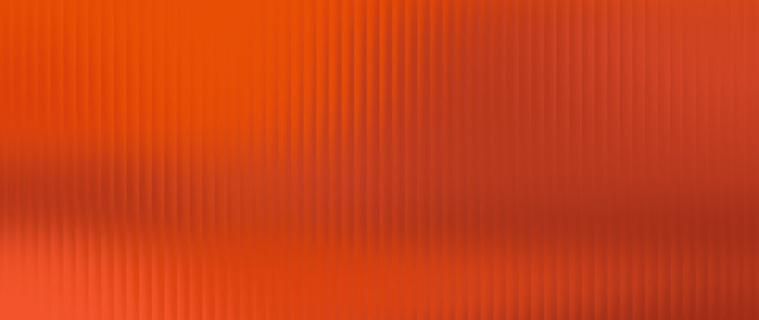 Smooth ribbed surface in red, orange gradient with clean vertical lines for wide site banner of tech startup.
