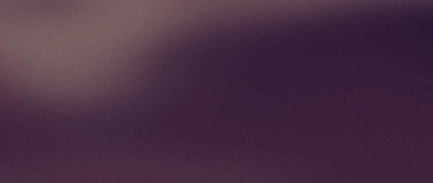 Soft wavy abstract background in purple, plum with noisy texture for wide display banner of modern tech startup.