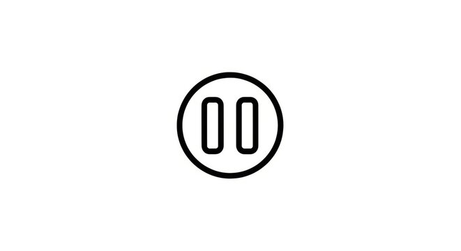 Zero symbol in a circle.