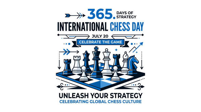 International Chess Day 365 Days Strategy Unleash Your Strategy Global Chess Culture