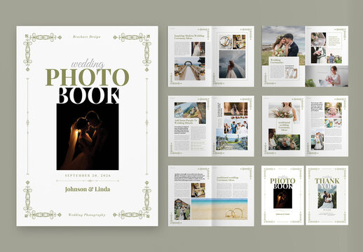 Wedding Digital Photo Book Template